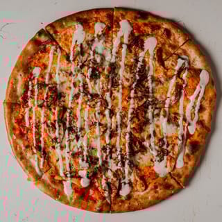 Buffalo Chicken Bacon Ranch Pizza